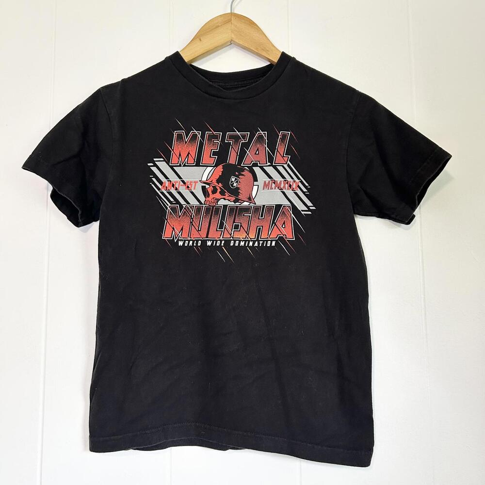Metal Mulisha Black Graphic Short Sleeve T-Shirt Boys Small